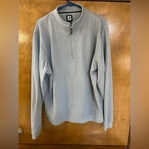 Like New Gray FootJoy Quarter Zip Sweater size XL